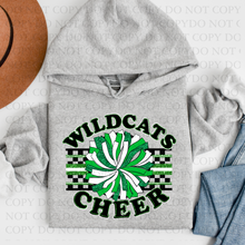 Load image into Gallery viewer, MASCOT CHECKERED CIRCLE| Custom| School Spirit|  * TAT Is 2-4 Weeks*