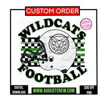 Load image into Gallery viewer, CUSTOM Checkered Mascot Circle| Digital