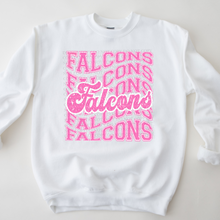 Load image into Gallery viewer, Pink Stacked | Breast Cancer| October| Retro| Mascot| School Spirit | Custom