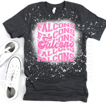 Load image into Gallery viewer, Pink Stacked | Breast Cancer| October| Retro| Mascot| School Spirit | Custom | Bleached