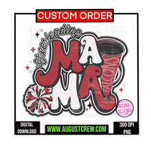 Load image into Gallery viewer, Cheerleading Mama | Custom| School Spirit| Digital Download