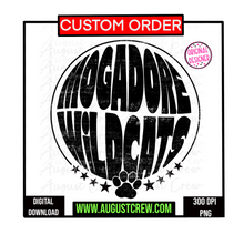 Load image into Gallery viewer, Round Wavy Mascot | Custom