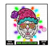 Load image into Gallery viewer, Sequin &amp; Glitter| Glow| Wildcat| Bobcat Mascot | Christmas | School Spirit
