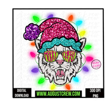 Load image into Gallery viewer, Sequin & Glitter| Glow| Wildcat| Bobcat Mascot | Christmas | School Spirit