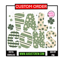 Load image into Gallery viewer, St. Patrick Day Mascot| CUSTOM LISTING|  School Spirit
