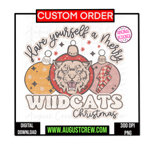 Load image into Gallery viewer, Very Merry Mascot| Christmas|  School Spirit| CUSTOM | Digital