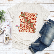 Load image into Gallery viewer, Merry| Christmas|  Retro|   Digital Download