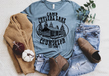 Load image into Gallery viewer, Camp Crystal Lake| Jason Voorhees| Halloween| | T-Shirt