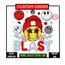 Load image into Gallery viewer, Happy Face | School Mascot|  Custom| Digital Download