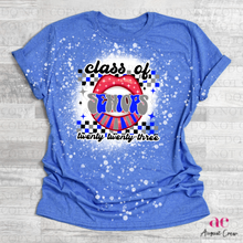 Load image into Gallery viewer, Custom Senior Lips Completed Shirt | Bleached