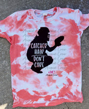 Load image into Gallery viewer, Catcher Hair Dont Care| Softball| Catcher | Marble Dyed Shirt