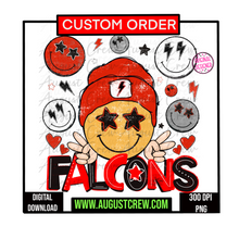 Load image into Gallery viewer, Happy Face | Custom| School Spirit| Digital Download
