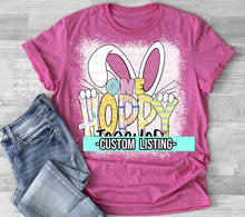 Load image into Gallery viewer, One Hoppy  | Custom Listing | T shirt (Bleached)