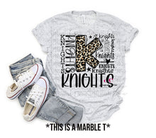 Load image into Gallery viewer, Knights Typography  | School Spirit | T-Shirt