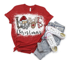 Load image into Gallery viewer, Loved Christmas| T shirt (Bleached)