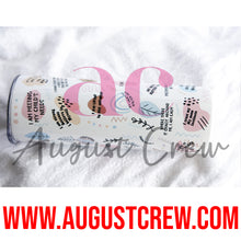Load image into Gallery viewer, Mom Affirmations  | Sublimation| 20oz or 30oz Tumbler