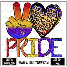 Load image into Gallery viewer, Pride Peace Love | Digital Design