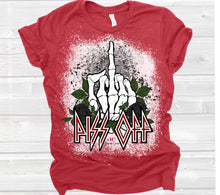 Load image into Gallery viewer, Piss Off | Middle Finger|  Bleached |  T shirt