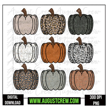 Load image into Gallery viewer, Pumpkins| Leopard| Digital Designs