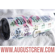 Load image into Gallery viewer, Self Love, Daily Affirmations  | Sublimation| 20oz or 30oz Tumbler