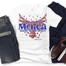 Load image into Gallery viewer, Merica,Land of The Free| Memorial Day| July 4th| Independence Day| Digital Download