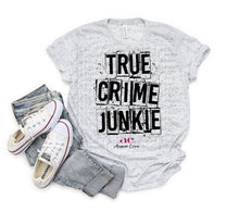 Load image into Gallery viewer, True Crime Junkie | Black Splattered| Digital Download