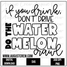 Load image into Gallery viewer, WaterMelon Crawl | SVG | Digital Design