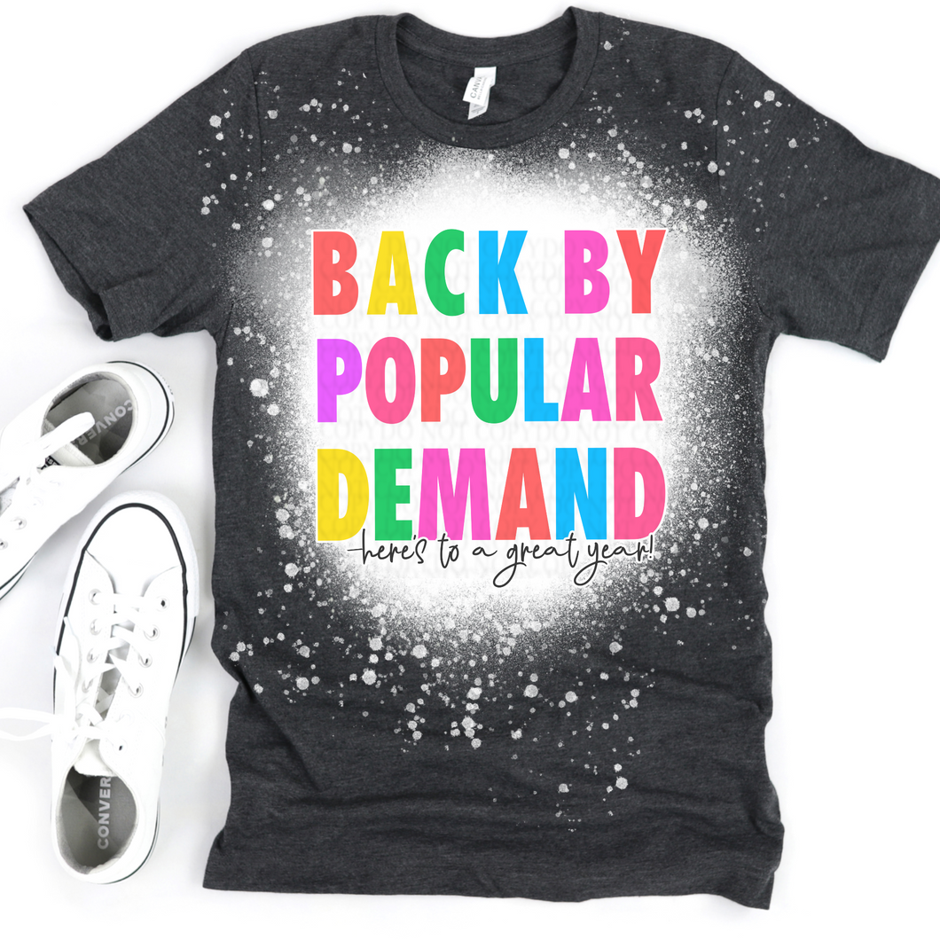 Back by Popular Demand | Teacher |  Bleached