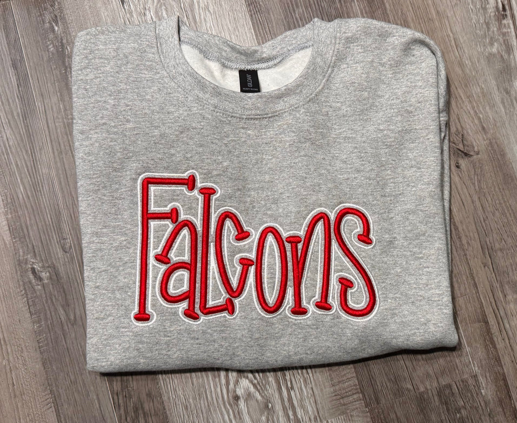 Falcons 3D Embroidery Sweaters