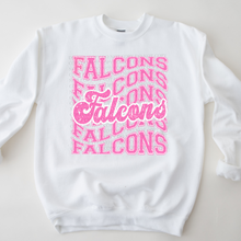 Load image into Gallery viewer, Pink Stacked | Breast Cancer| October| Retro| Mascot| School Spirit | Custom
