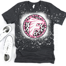 Load image into Gallery viewer, School Pink Circle| Breast Cancer| October| Retro| Mascot| School Spirit | Custom|  Bleached
