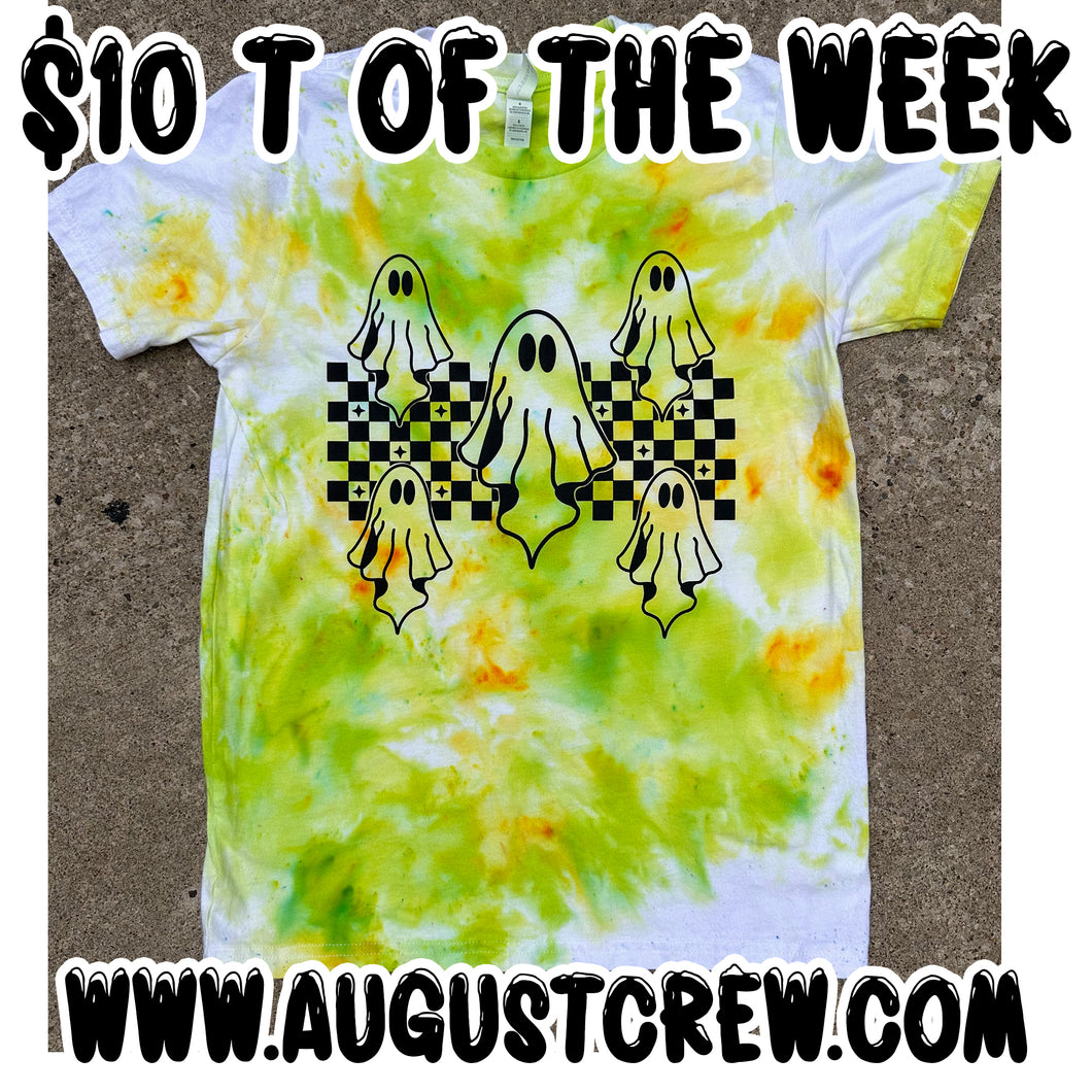 Halloween Ghosts | Marble Dyed Shirt | TOTW