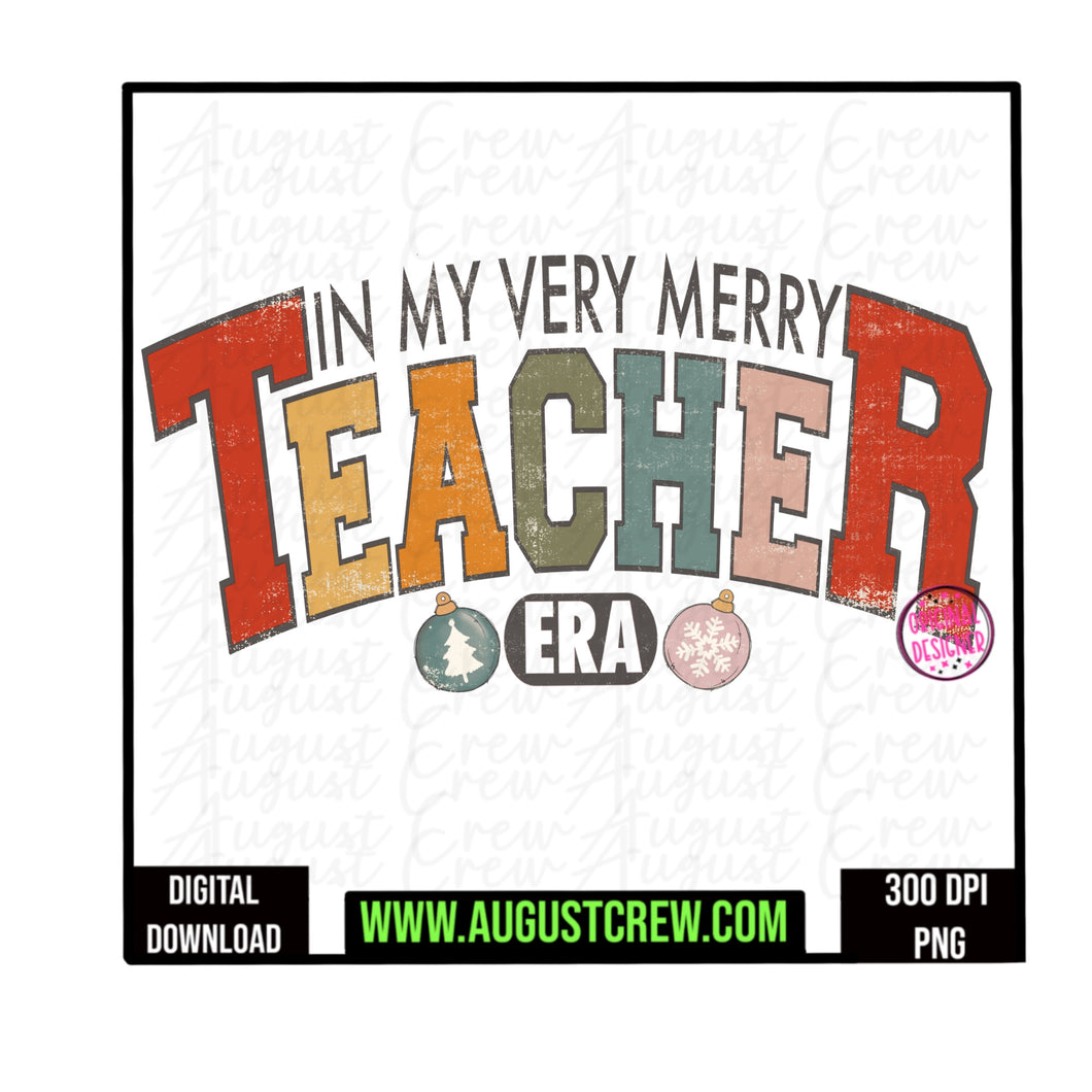 Very Merry Teacher Era| Digital