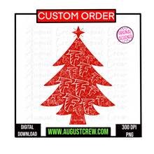 Load image into Gallery viewer, Christmas Tree |  Mascot| CUSTOM | Digital
