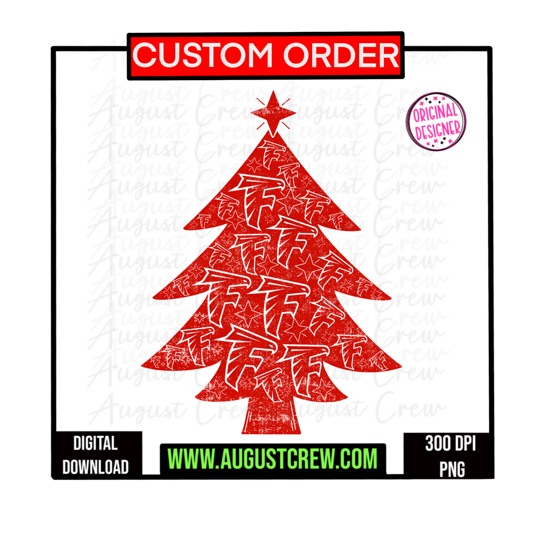 Christmas Tree |  Mascot| CUSTOM | Digital