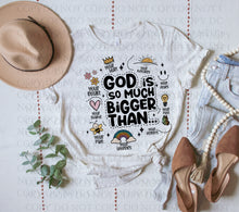 Load image into Gallery viewer, GOD IS BIGGER | TOTW | CREAM T SHIRT
