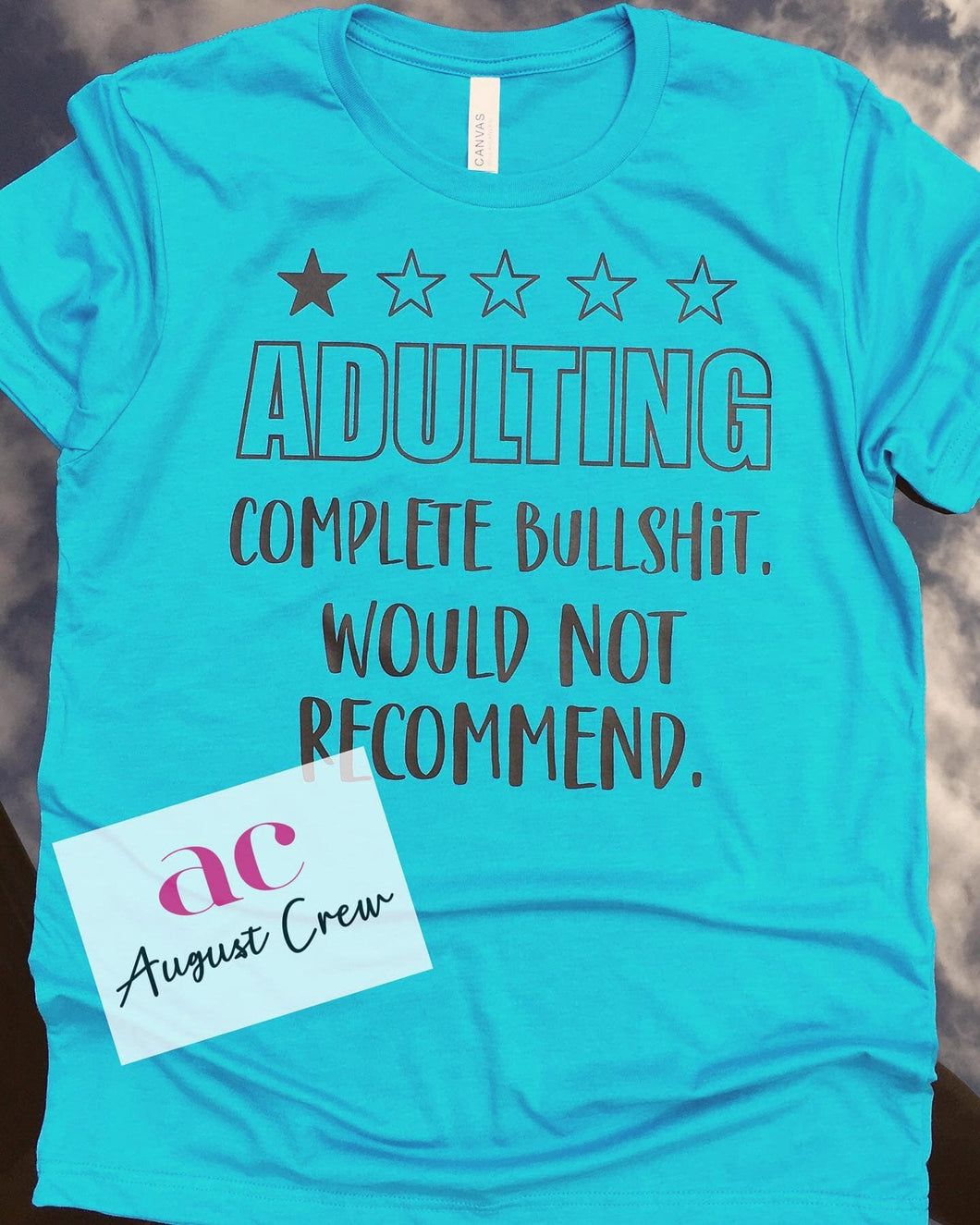 Adulting 1 Start  |Black Design |  T-Shirt