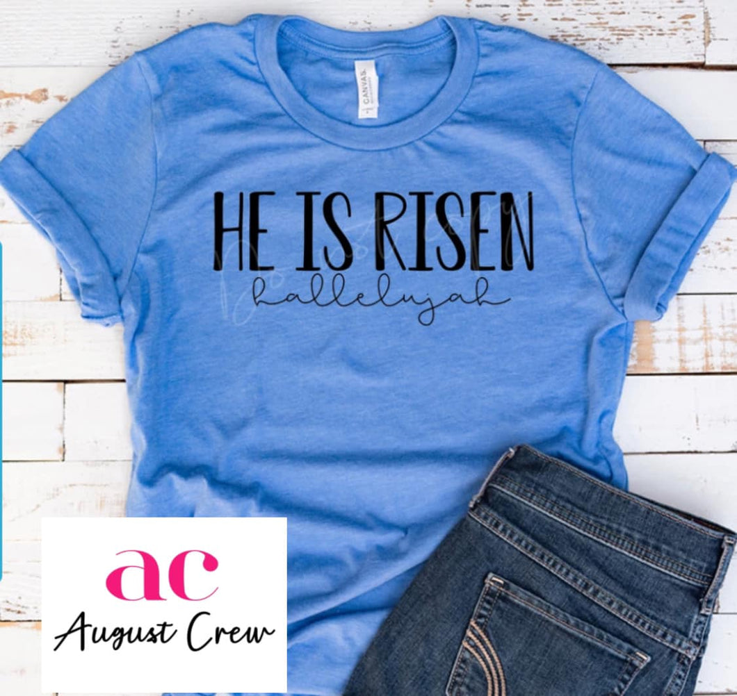 He Is Risen | Black Design|  T-Shirt