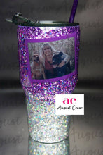 Load image into Gallery viewer, Personalized Photo Tumbler | Glitter| Tumbler
