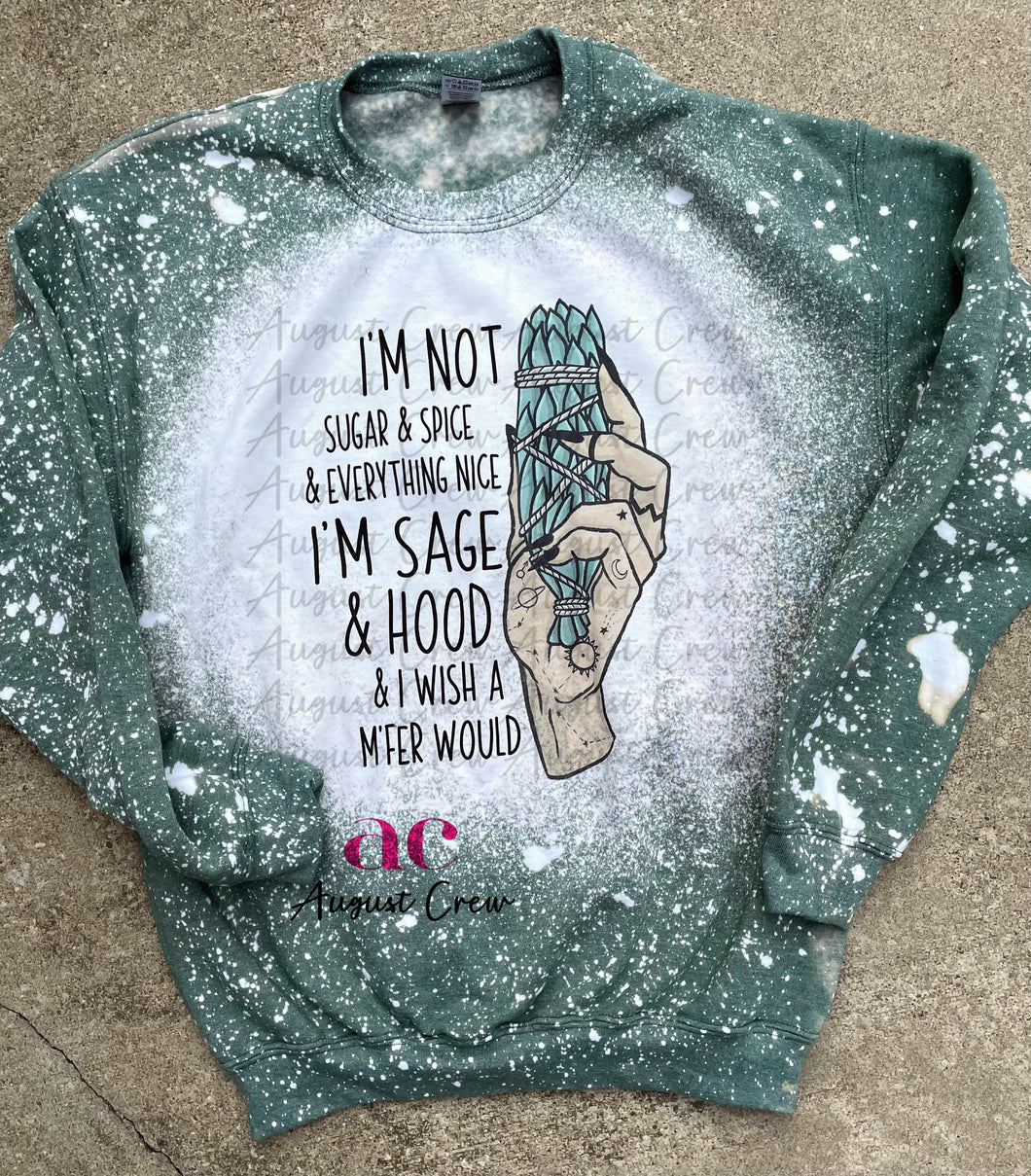 Sage & Hood | Green | Sweatshirt