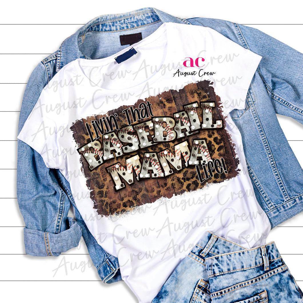 Marquee Baseball Mama | T-shirt