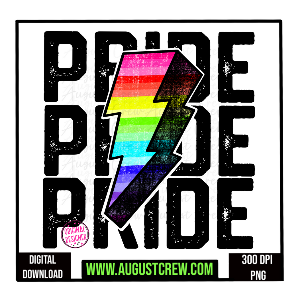 Pride | LIghting Bolt  Digital Download