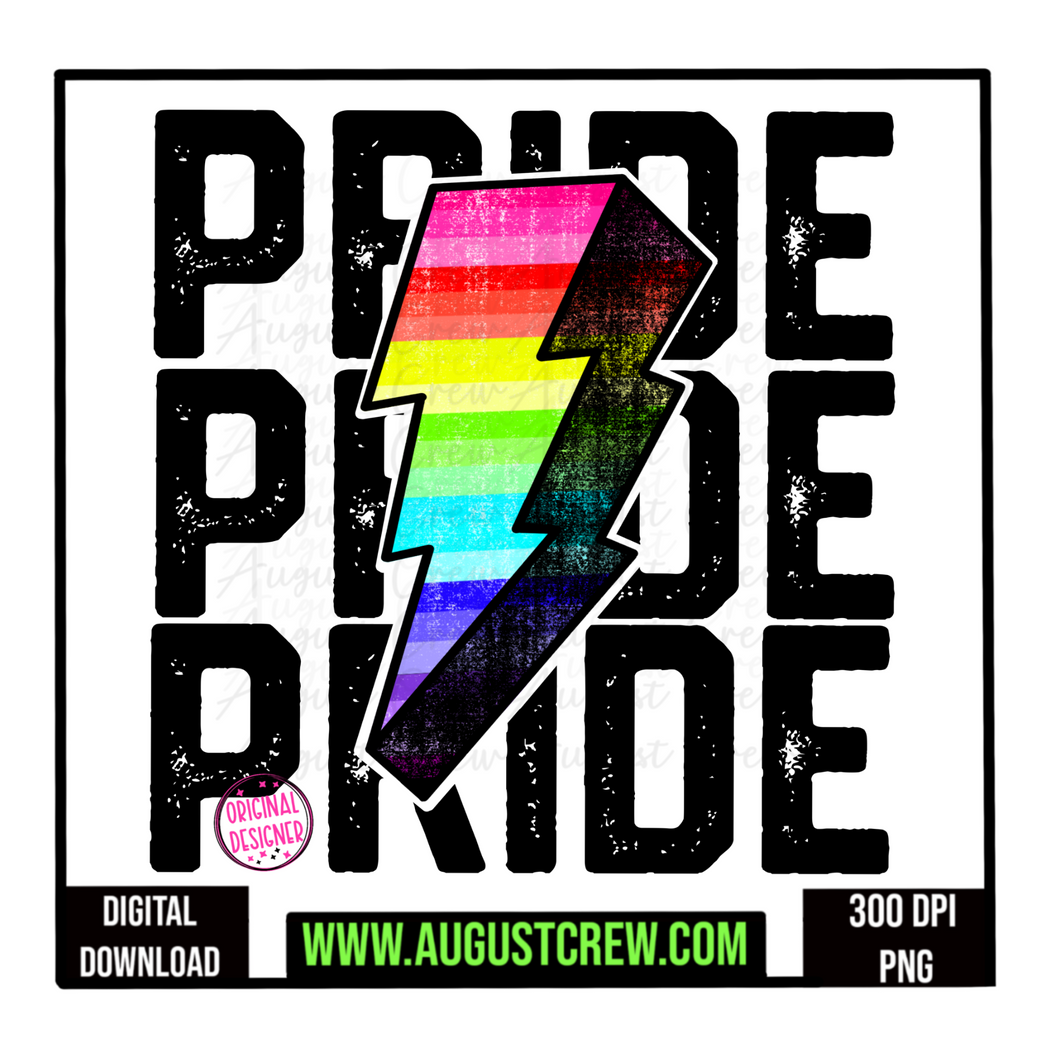Pride| Lighting Bolt  Digital Download