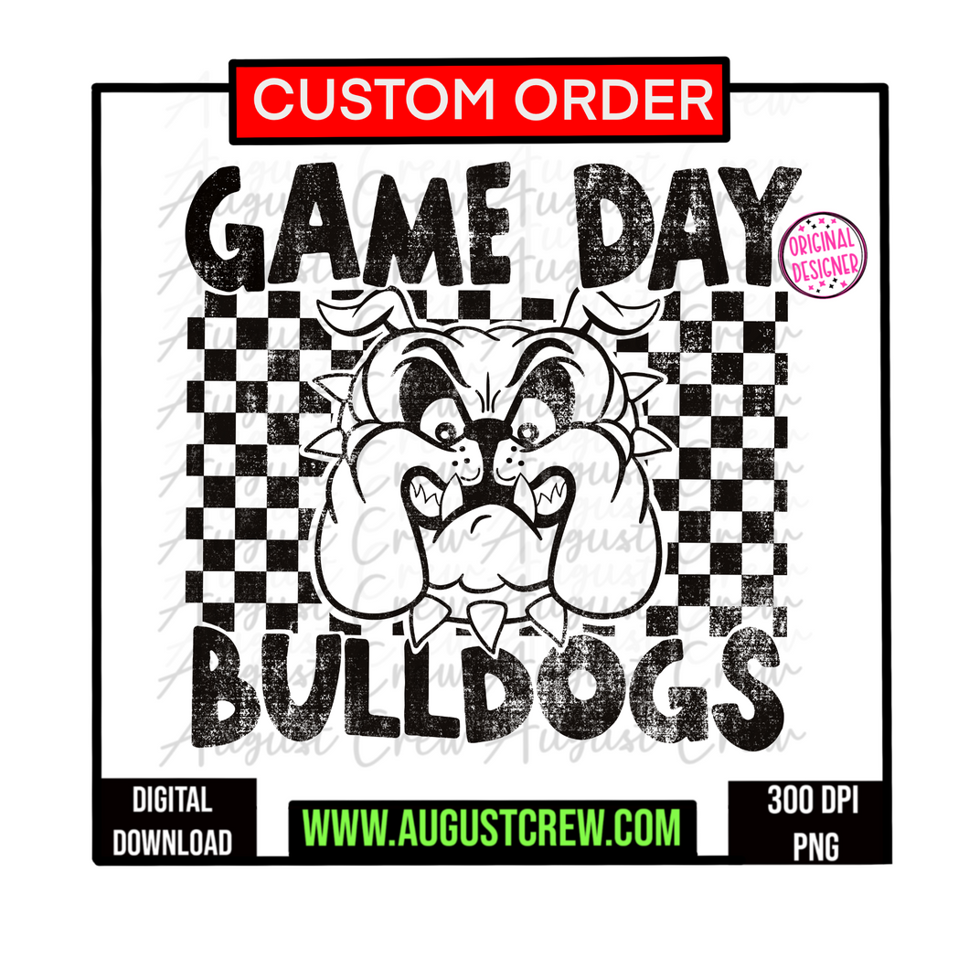 Game Day  | Custom| School Spirit| Digital Download