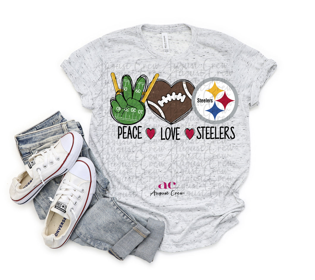 Peace Love|  Pittsburg |Shirt