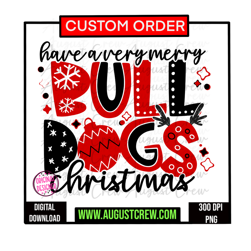 Custom Very Merry | mascot| Digital Download|