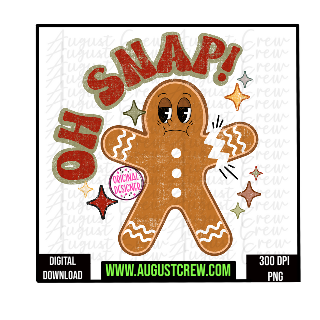 OH SNAP! Christmas|  Retro|   Digital Download