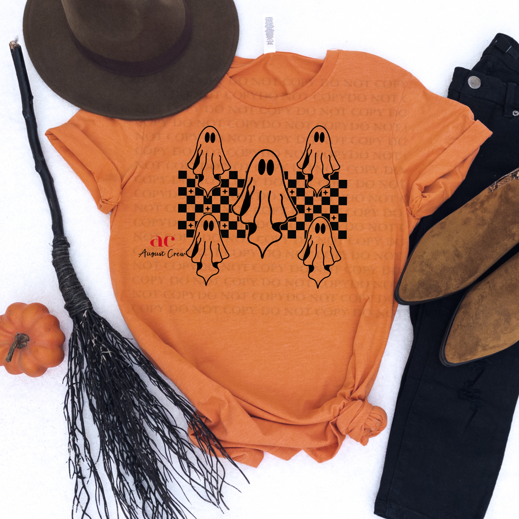 Retro Ghosts| Halloween| T or Sweater