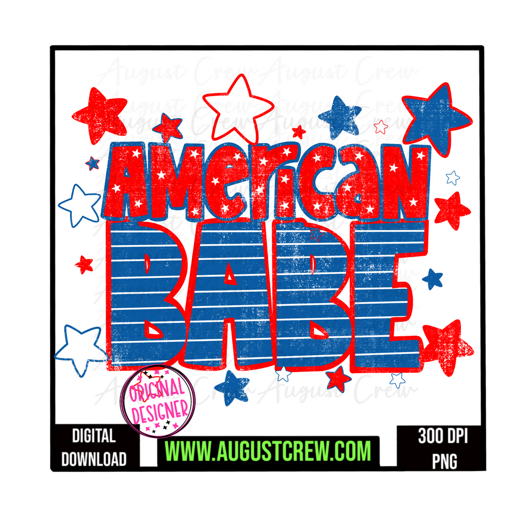 American Babe| July 4th| Digital Download