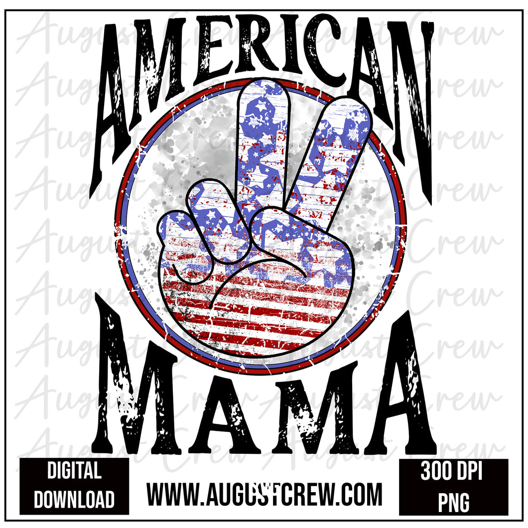 American Mama| July 4th|  Digital Design